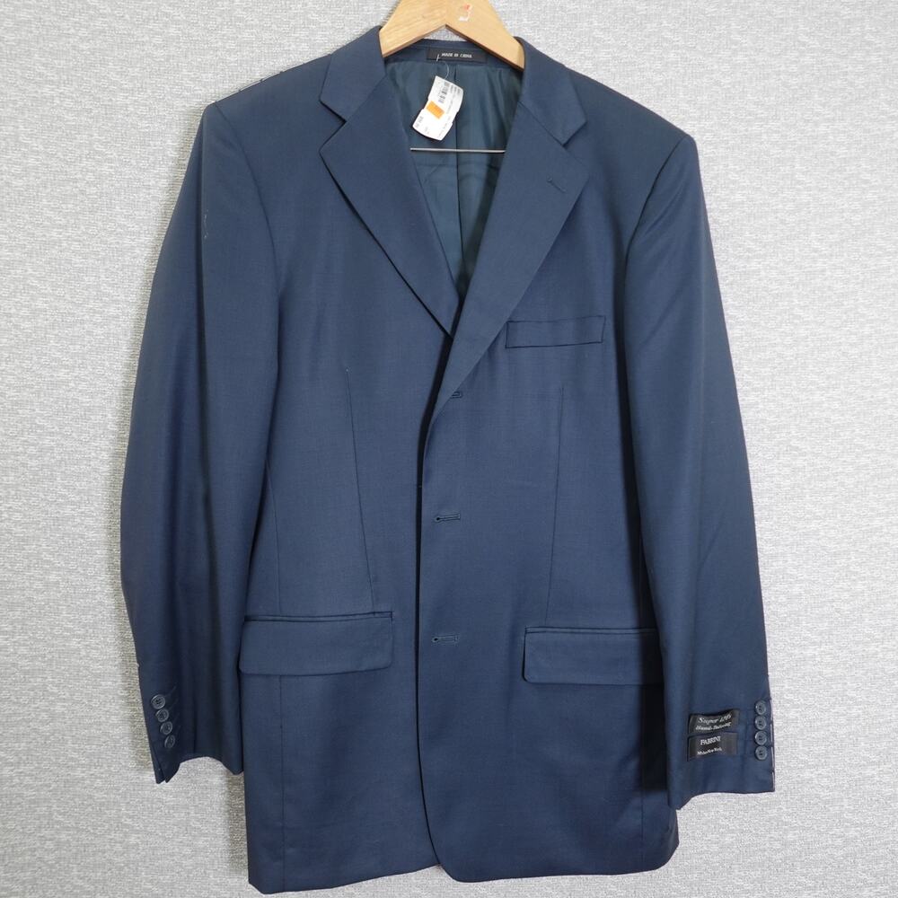 Fabrini Milan New York Super 120's Men’s Suit Blazer 40L & Pants 34L